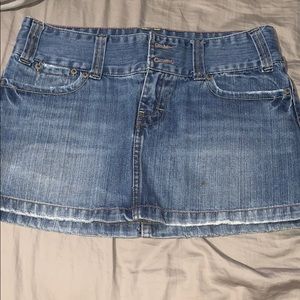 American eagle jean skirt